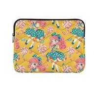 13-14 Inch Laptop Storage Bag, Thin Computer Sleeve with Zipper for Journey Work, Lollipop Girl