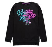 (13-14 Years, Black/Blue/Purple) Fortnite Boys Victory Royale Sweatshirt