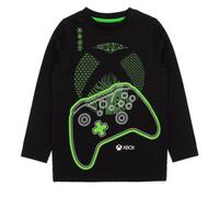 (13-14 Years, Black/Green) Xbox Boys Game Controller Long-Sleeved Pyjama Set