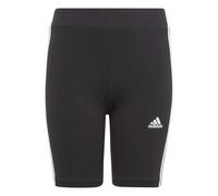 (13-14 Years, Black/White) Adidas Girls Essential Breathable Biker Shorts