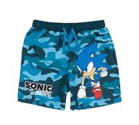 (13-14 Years, Blue) Sonic The Hedgehog Boys Swim Shorts