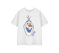 Disney Girls White Olaf Short Sleeved T-Shirt - 13-14 Years