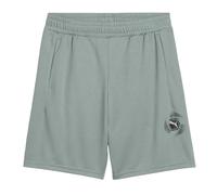 (13-14 Years, Green) Puma Childrens/Kids Active Graphic Print Elasticated Waist Shorts
