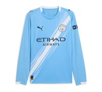 (13-14 Years) Man City Kids Long Sleeve Home Shirt 2025/26