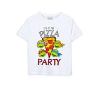 (13-14 Years) Teenage Mutant Ninja Turtles Short Sleeved T-Shirt (Boys White)