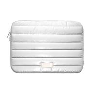 13/14in Waterproof Laptop Sleeve Puffy Shockproof Lightweight Portable Tablet Pouch Case(Silver,13 inch)
