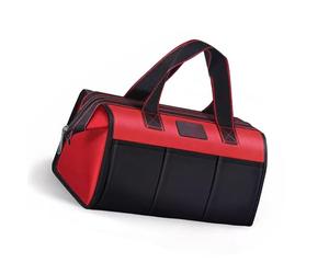 13 / 14Inch Contractor Grade Tool Organizers Bag Black Fabric Dustproof Construction for Professional Technicians Tool Organizers and Storage