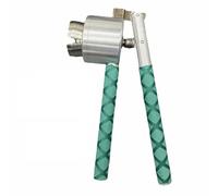 13/15/20mm Flip Off Vial Crimper, 20-30 Bottles/Min, 4 Colors Available, Stainless Steel, Not Easy to Rust/Easy to Clean, with Anti-Slip Grip,B-20MM,Green