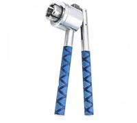 13/15/20mm Flip Off Vial Crimper, 20-30 Bottles/Min, 4 Colors Available, Stainless Steel, Not Easy to Rust/Easy to Clean, with Anti-Slip Grip,B-20MM,Blue