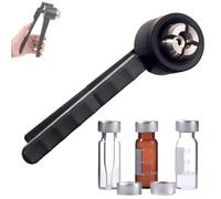 13/15/20mm Flip Off Vial Crimper/Lid Lifter, Manual Vial Crimper, The Seal is Tight & Not Easy to Rust, for Aluminum-Plastic Bottles, Full Aluminum,15mm,A