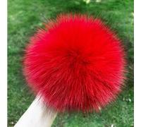 13 15cm Large Size Real DIY Fur Pom Poms Pom Poms Ball Pom Poms for Beanies & Bags Shoes