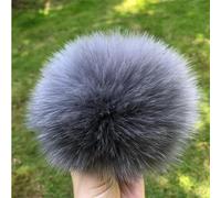 13 15cm Large Size Real DIY Fur Pom Poms Pom Poms Ball Pom Poms for Beanies & Bags Shoes