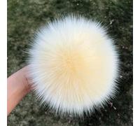 13 15cm Large Size Real DIY Fur Pom Poms Pom Poms Ball Pom Poms for Beanies & Bags Shoes
