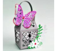 13.1x8.2cm Butterfly Small Gift Box Metal Cutting Dies Cut Stencils for Scrapbooking Embossing Paper Photo Album Decorative Card Making Template