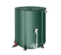 13.2-264 Gal Collapsible Rain Barrel, Portable Water Storage Tank, Rainwater Collection System Downspout, Water Catcher Container With Filter Spigot Overflow Kit