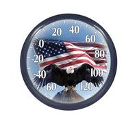 13.25" Dial Thermometer, Bald Eagle