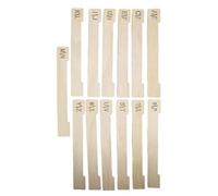 13/26Pcs Wooden Letter Dividers for Bookshelf Organizing Records and Files from First to Last Characters Wooden Shelf Organizers