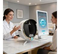 13.3/21.5 Inch Professional 3D Digital Facials Skin Analysis Machine, AI Smart Skin Analyzer Detector, 36 Million Pixels & 8 Spectral Moisture Scanner for Beauty Salon Spa Facials Care(21.5in)
