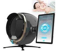 13.3/21.5 Inch Skin Analysis Machine, 38MP AI Facial Skin Analyzer, 8 Spectral Skin Analyzer Machine, Moisture Detector for Beauty Salon & Home, Multi-Language Support(Black,13.3 in)