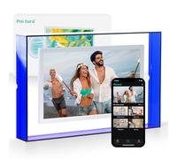13.3" Blue WiFi Digital Picture Frame - 1920 * 1080P FHD IPS Screen Smart Photo Frame Magnetic 360° Wall-Mount, 64GB+8GB Cloud Storage, Auto-Rotate Share Memories Instantly via App