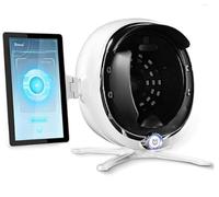 13.3 Inch 3D Digital Skin Analyzer Detector,AI Smart Facial Skin Analysis Machine, 38 Million Pixels,8 Spectral Facial Moisture Analyzer，Automatic Analysis and Management Instrument