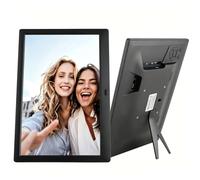 13.3 Inch Digital Photo Frame with Remote 1280 * 800 HD IPS Display (Black) | Digital Frames USB, SD Card, Control 4 Windows Display/Multi-Slideshow/Calendar/Clock Alarm Function