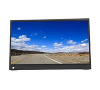 13.3 Inch HDR IPS Portable Monitor, Ultra Slim Type C HDMI Gaming Monitor 1080P with Leather Cover for Laptop, 4 Display Modes, Dual Screen Use