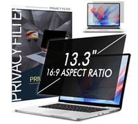 13.3 Inch Privacy Filter for Laptop 16:9 Aspect Ratio, SOPPY Anti-Glare Privacy Screen Protector, Anti Blue Light, Removable Privacy Film Privacy Screen for 13.3" Hp/Dell/Acer/Lenovo/ThinkPad/Asus