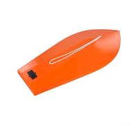 13#(390mm) Orange and White, Adjustable Fishing Diver Plate for Trolling - Artificial Bait Diving Board Tool, Special Plastic, Red, 150-390 mm Sizes, 36-310 g Weight, Upper/Mid-Level Fish Targeting