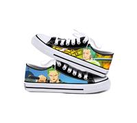 (13, 43) One Piece low-top canvas shoes for men and women students couple shoes