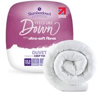 Slumberdown Feels Like Down Single Duvet 13.5 Tog - Ultra Soft Extra Warm & Snuggly Single Quilt for Cold Winter Nights | UK Made, Non-Allergenic & Washable (135 x 200cm)