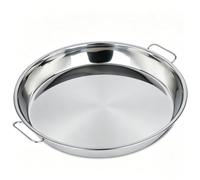 13.5" Stainless Steel Drip Pan & Roasting Tray for Big Green Egg Large | Replacement Parts for Big Green Egg Large, Weber Kettle Charcoal Grills & Kamado Joe Classic