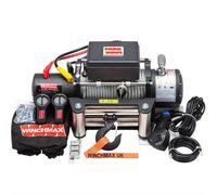 13,500lb Military Grade 12V Winch. 26m x 9.5mm Steel Rope.