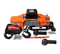 13,500lb 'SL' 12V Winch. 28m x 11mm Dyneema Rope.