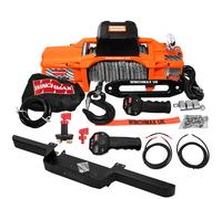 13,500lb 'SL' 12V Winch. 28m x 11mm Dyneema Rope. Defender Winch Bumper.