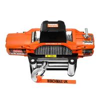 13,500lb 'SL' 24V Winch. 24m x 9.5mm Steel Rope.