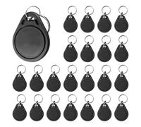 13.56MHz Writable Fob Tag, 100Pcs Rewritable 4-Byte UID Smart Keys Compatible with MIFARE Classic 1K RFID Keyfob Card Access Control Writable Card with Unique Encrypted ID Number