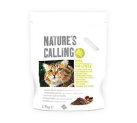 13.5Kg Walnut Shell Cat and Kitten Litter, Ultra Absorbent Clumping Litter, Biodegradable with Superior Odour Control Eco Friendly