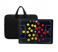 13.7 Inch LCD Soccer Coaches Clipboard, Electronic Basketball Coaching Board, with Induction Pen, Durable Material, Magnetic Chess Pieces and Handbag(Soccer)