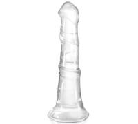 13.78 inch Realistic Huge Thick Horse Dildo No Balls，Soft Clear Dildo Animal Dildos with Strong Suction Cup for G Spot and Anal Play Large Anal Dildos Adult Sex Toy for Women Men Gay