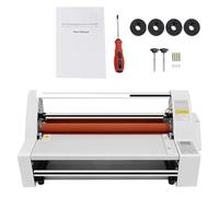 13.78" Thermal Laminator Machine, 4-Roller Hot Cold Roll Laminator for A3/a4/a6, Digital Temperature Control, Avoid Misfed Paper Jams, for Office School Document Photo Laminating