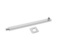 13.8 Inch Straight Shower Arm, Ceiling Mount Shower Pipe Extension with Flange for Fixed Rain Shower Head