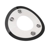 13.8 Snare Install Inch Universal Jingle Rings Drum Fit Quick | Stable Sound Control, Reduces Overtones, Metal and Polyester Film Build, Black Finish for Small Gigs and Studio