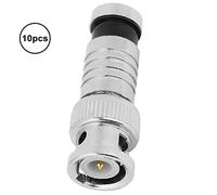 13 * 9 * 2 10st BNC Compression MAN CHACK FOR COAXIAL Q9 Adapter FOR RG59 CCTV System Hane CCTV BNC Connector