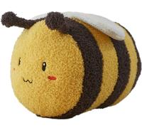 13.9 Inch Fuzzy Bumblebee Stuffed Animal Honey Bee Pulshies with Cute Face and White Wings Cuddly Bumble Bee Plush Toy Honeybee Anime Gifts for Kids And Lovers In Birthday, Valentines, Christmas