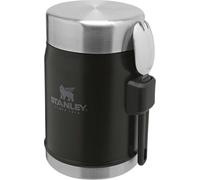 (13.9cm x 9.7cm x 8.9cm, Matt Black) Stanley Legendary Food Jar & Spork