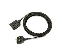 13 Amp 1-Gang Mains Power Extension Lead - Masterplug/Permaplug - 1.5mm² Heavy Duty H07RN-F Rubber Cable - 13A HO7 (1 Metre)
