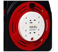 Masterplug Hbt2013/4Bl-Mp Case Reel 240V 13A 4-Socket Thermal Cut-Out 20M Msthbt20134R