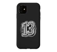 13 - Back - "Unlucky to Some" - Number 13 for Sports Teams Case for iPhone 11