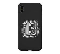 13 - Back - "Unlucky to Some" - Number 13 for Sports Teams Case for iPhone XS Max
